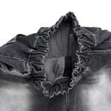 unique stitch carpenter denim shorts
