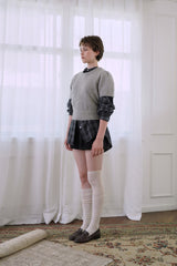 Herringbone shorts_black