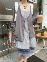 ribbon pocket cardigan