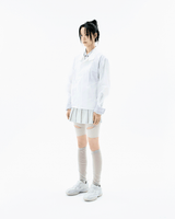 Layered Sheer Blouson / Off White