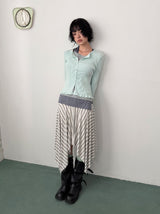 HALTER LAYERED OFF-TEE