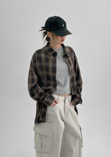 [MADE] Sloth Check Overfit Shirt