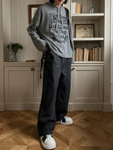 Anthony rivet denim pants