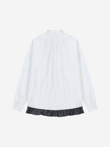 レギュラースナップフリルシャツ(WHITE)