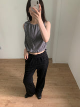 ムッシューブーツカットパンツ (2color)