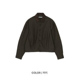 フラクチャーワーククロップジャケット (2 Colors)