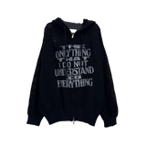 net typo knit zip-up