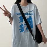 ブリングキャットボクシーフィットショートスリーブTシャツ