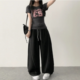 リカナンバー レタリング ショートスリーブ Tシャツ