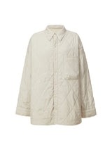 Breeze TO quilting overfit soft shirt [beige]