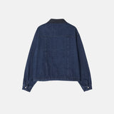 Moss Color Denim Jacket (2color)