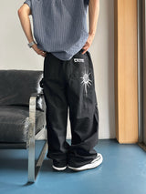 Click Carpenter Cotton Wide Pants 2C