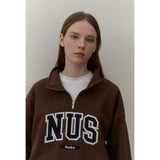 Huke x Nus. ハーフジップアップ（GREY）