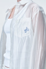 シースルーシャツ ホワイト