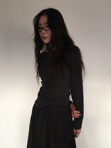 ウールドットバルーンスカート (2Colors)