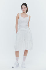 ANGEL BERMUDA PANTS white