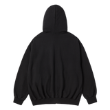 25SS BOX BASIC LOGO HOODIE ZIP UP BLACK