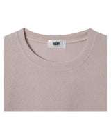 (UNISEX) Lettering Knit Short Sleeve