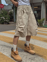 Fresh Pintuck Bermuda Pants