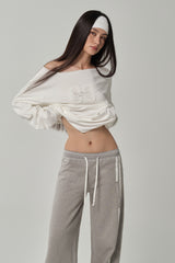 Bright Beginning Track Pants, Gray