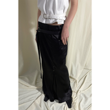 GLOSSY MAXI SKIRT