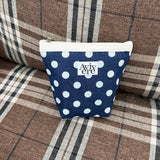 classic pouch_dot denim