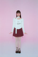 J'adore Plein スカーフTシャツ (アイボリー)
