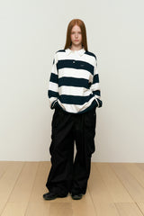 COTTON CARGO PANTS [BLACK]