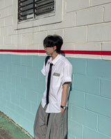 BELLINGS PATCH NYLON HALF SHIRT