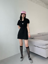 バックストラップリボンドレス