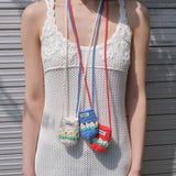 Tulip Airpot Necklac - Red