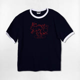 ドローイング ラビット リンガー Tシャツ - 4カラー