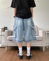 Indie Bermuda Cargo Denim Pants