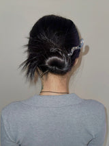Kitsch cubic snake ornamental hairpin_1