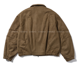 Cali Suede Overfit Rivet Bruson Jacket