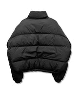 Double Logo Volume Puffer Padding_Black