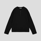 ASCLO Henry Neck Knit Rong T (4color)