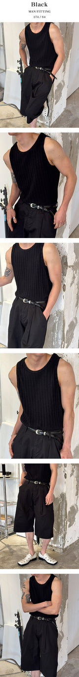 [S/S] Golgi knit sleeveless(5color)