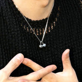 3way 8ball & dice necklace