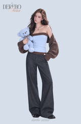 Blue Choco bolero cardigan top two-piece