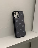 [MADE] mini logo dotted line epoxy bumper case_grey