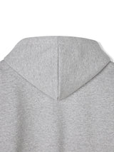 double-button hooded zip-up hoodie (2colors)