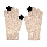 Star Wool Gloves [Oatmeal]