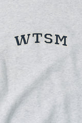 WTSM ロゴ スウェットシャツ、メランジ