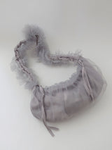 CHIFFON SHIRRING BAG (4COLORS!)