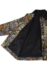 Flower Jacquard Half Jacket (multi)