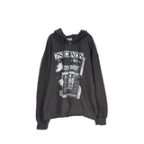 トゥーンフード付きジップアップ