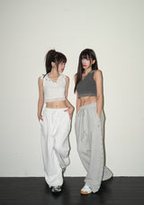 (4th reorder) stud twinkle jogger pt - grey