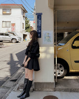 Latel シャツミニドレス (With Belt)