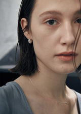 [925 silver] Deux.silver.150 / pooh earring (silver)